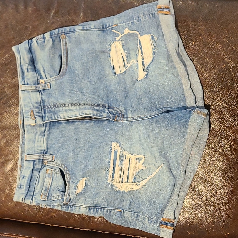 Aeropostal high rise Jean Shorts